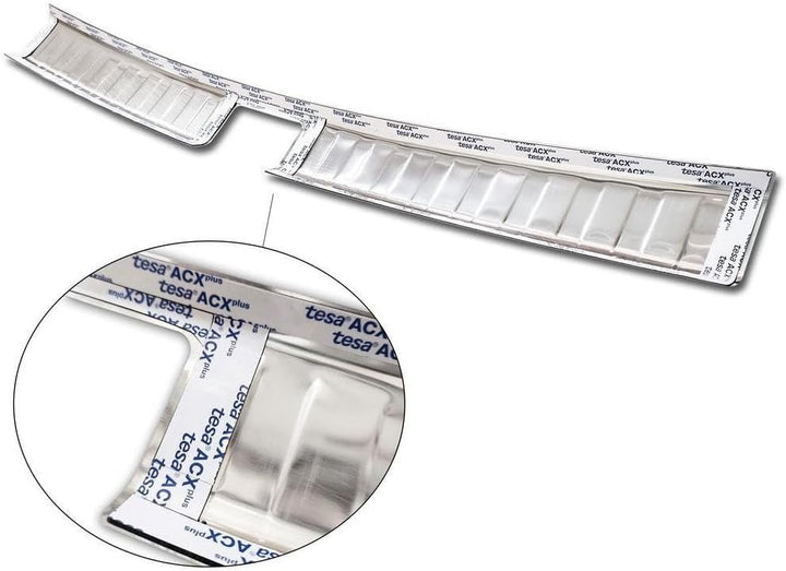 Avisa Edelstahl Innere Heckstossstangenschutz kompatibel mit Seat Ateca 2016-2020 & FL 2020- inkl. C