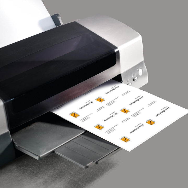 SIGEL LP802 bedruckbare Visitenkarten 3C, 800 Stück (80 Blatt), hochweiss, glatter Schnitt rundum, 2