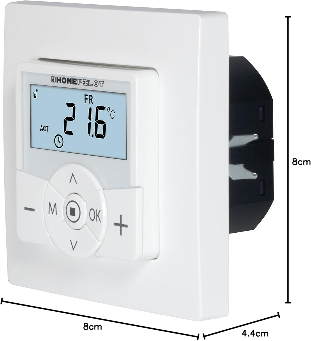 HOMEPILOT Thermostat Premium smart, Wandthermostat mit Funk z. B. für Fussbodenheizung, Unterputz 23