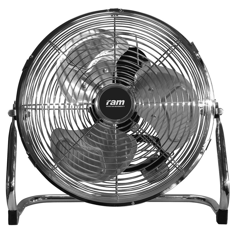 RAM Luftzirkulatoren 9 Zoll (23 cm) / 2 Geschwindigkeiten, 30 x 13 x 29.5 cm, silber, 08-355-280 30x