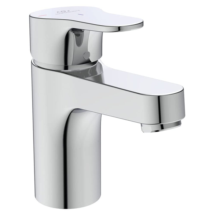 Ideal Standard Cerabase Waschtischarmatur, Auslaufhöhe 84 mm, wassersparender Wasserhahn Badezimmer,