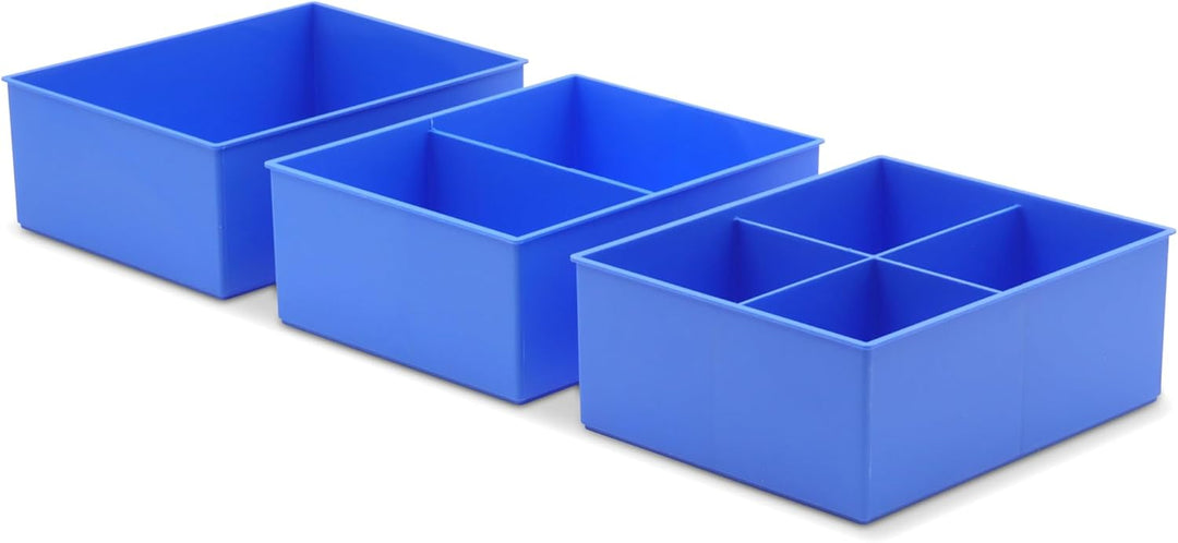 Schubladen Einsatzkasten Mix Set, verschiedene Grössen & Farben, Schubladeneinsätze, Kleinteilesorti