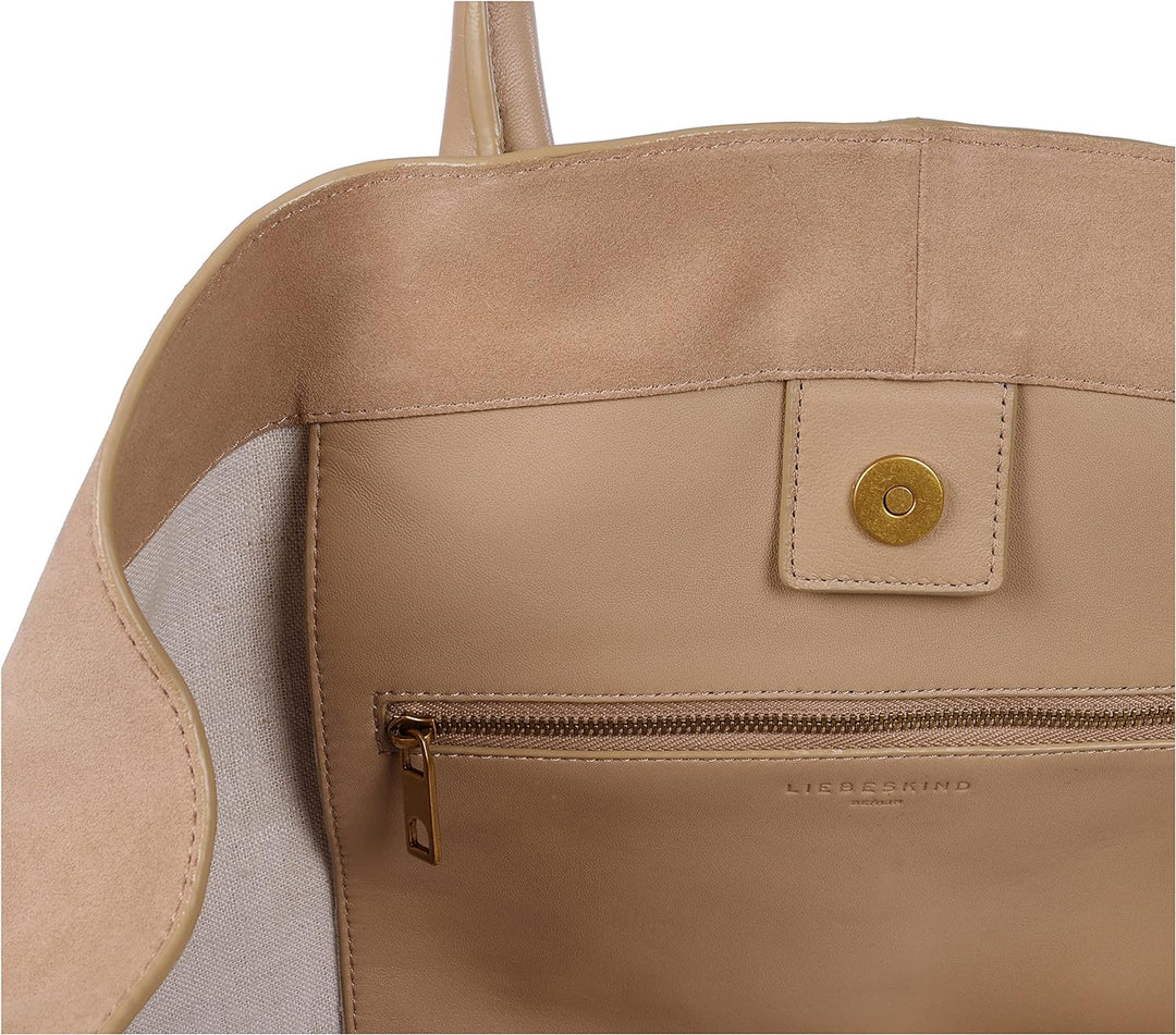 Liebeskind Damen Shopper M Natural, Natural