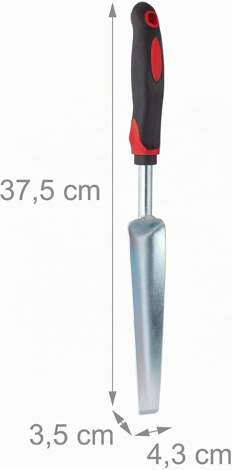 Relaxdays 10x Unkrautstecher im Set, Pflanzenstecher zur effektiven Unkrautentfernung, ergonomischer