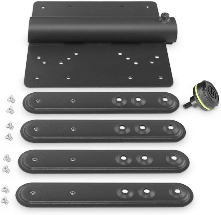 Gravity SA VESA 1 - VESA-Monitorhalterung für 35 mm Stativrohre, Belastbarkeit bis 30 kg, schwarz