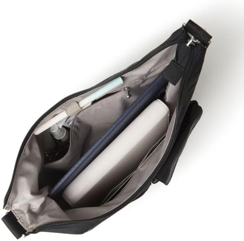 Baggallini Damen Everywhere bagg with überall Tasche mit RFID 34 Charcoal, 34 Charcoal