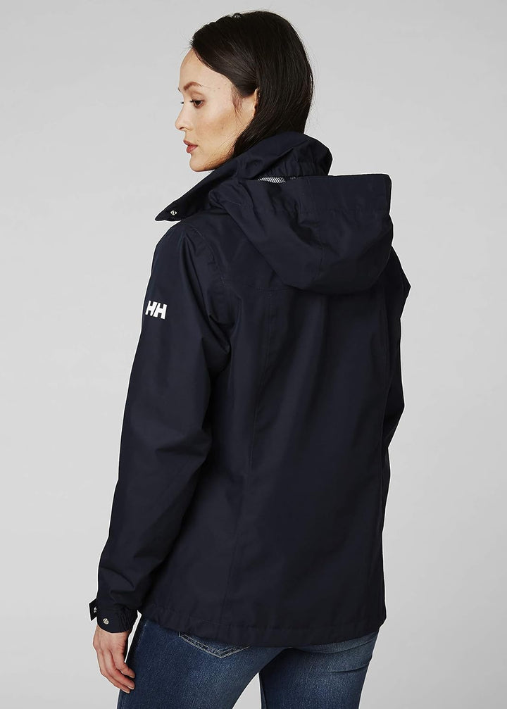 Helly Hansen Damen Aden Regenjacke, Marineblau