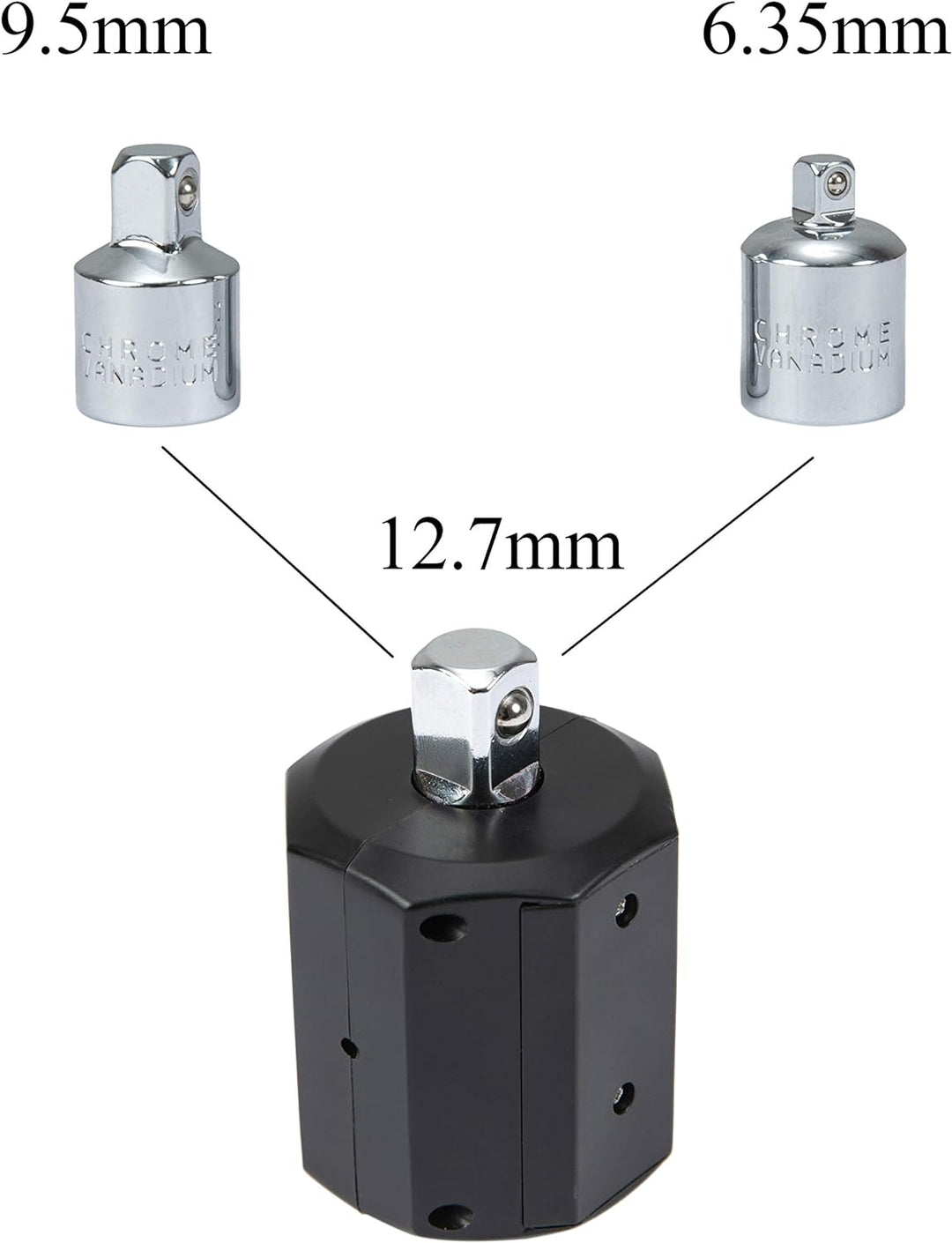 Beslands Digitaler Drehmomentadapter Grosser Bildschirm Digitalanzeige Drehmomentmesser Einstellbare