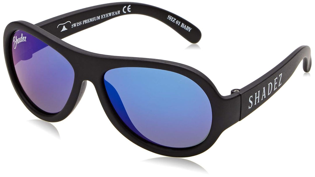 Shadez SHZ 02 Sonnenbrille, Junior, 3-7 Jahre, schwarz 3-7 Jahre (1er Pack) Schwarz, 3-7 Jahre (1er