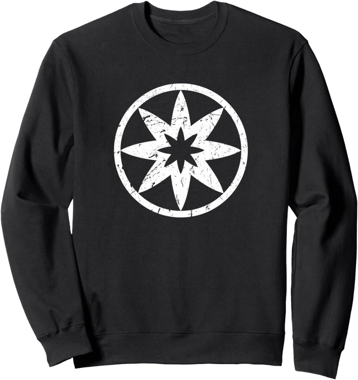 Pennsylvania Dutch Distressed Hex Sign Barn Star Sweatshirt