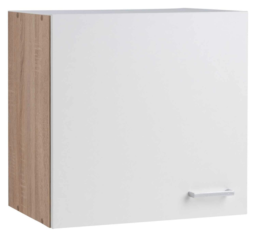 Möbel Jack Küchenschrank Hängeschrank Oberschrank SOLERO 14 | Eiche Sonoma | Weiss | 1 Tür