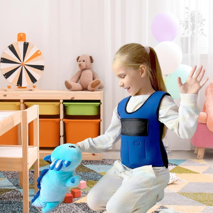 Gewichtsweste für Kinder, Kompressionsweste Gewichtete Weste Security Weste für Kindern mit ABR Reiz