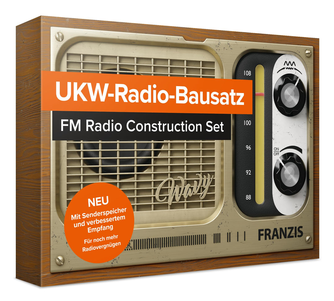 FRANZIS 67226 - Das UKW-Radio zum Selberbauen (ohne Löten) - Erleben sie klaren Klang und digitale P