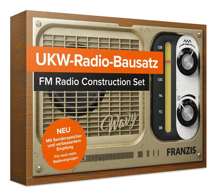 FRANZIS 67226 - Das UKW-Radio zum Selberbauen (ohne Löten) - Erleben sie klaren Klang und digitale P