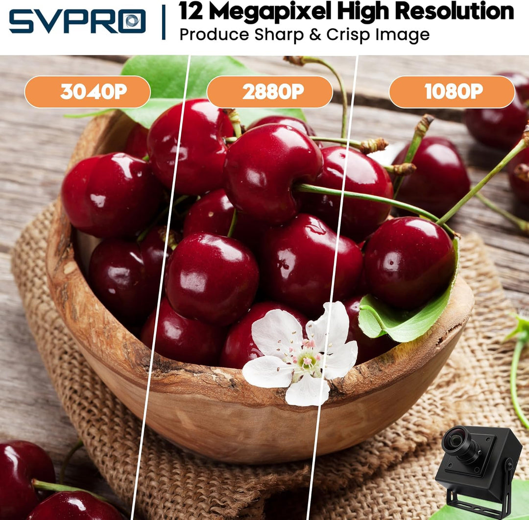 SVPRO 1080P 120fps USB Hochgeschwindigkeitskamera M12 Weitwinkel 12MP USB Kamera 4K 30fps 3D Drucker