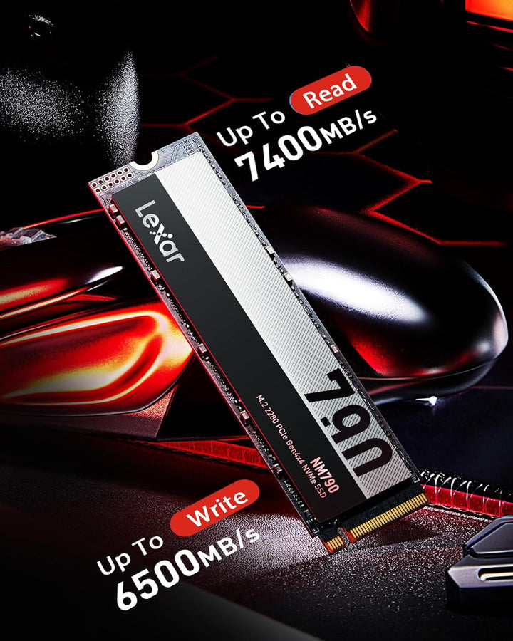 Lexar SSD 2TB 7400/6500 NM790 M.2 Lex NVME, 2TB