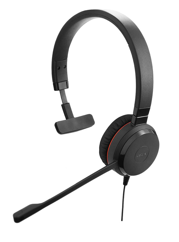 Jabra Evolve 20 UC Mono Headset – Unified Communications Headphones for VoIP Softphone with Passive