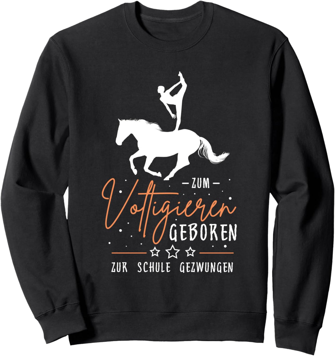 Voltigieren Sprüche Voltigierer Kinder Geschenk Mädchen Sweatshirt