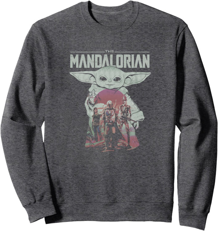 Star Wars: The Mandalorian Grogu The Child Portrait Fill Sweatshirt