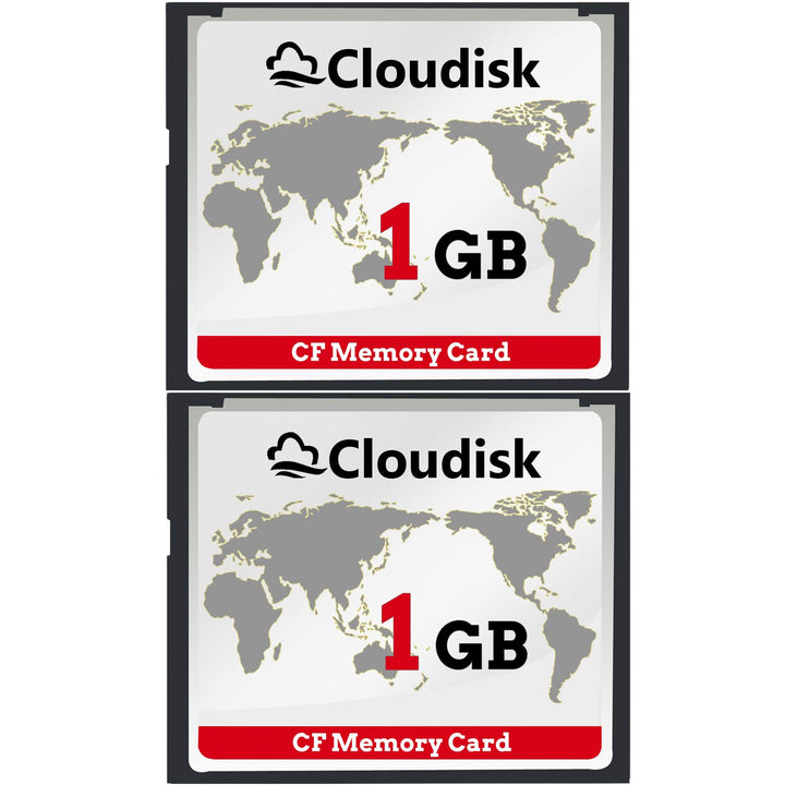 Cloudisk 2X CF-Karte Compact Flash 1 GB Speicherkarte Leistung für Vintage Digitalkamera