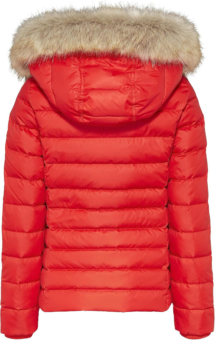 Tommy Jeans Damen Daunenjacke Basic Winter Rouge (Deep Crimson) XS, Rouge (Deep Crimson) XS