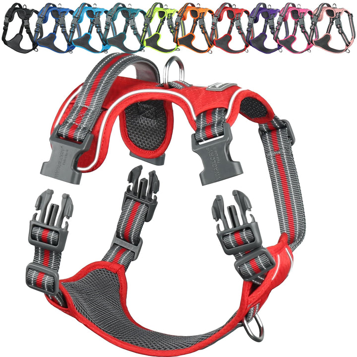 VIVAGLORY Easewalk Hundegeschirr, Anti Zug Hundegeschirr für Training &amp; Spazieren, Anti Zieh Geschir