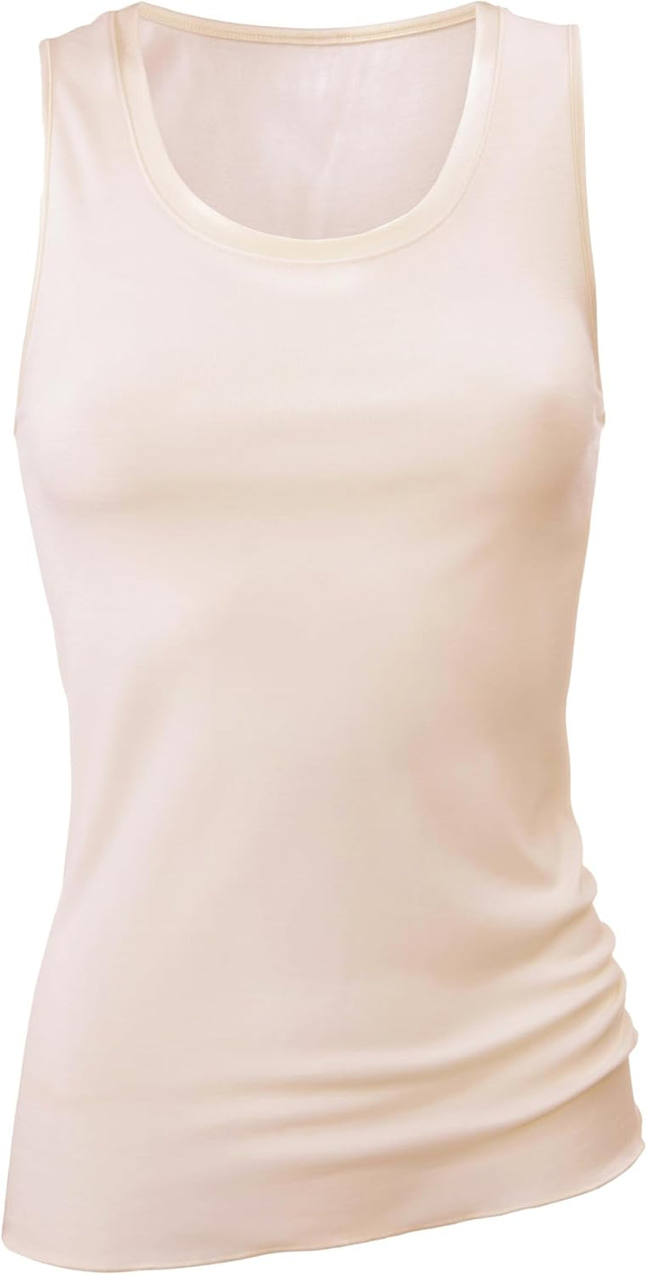 CALIDA True Confidence Tank-Top aus Wolle-Seide Damen, aus Merinowolle und Seide, wärmend, temperatu
