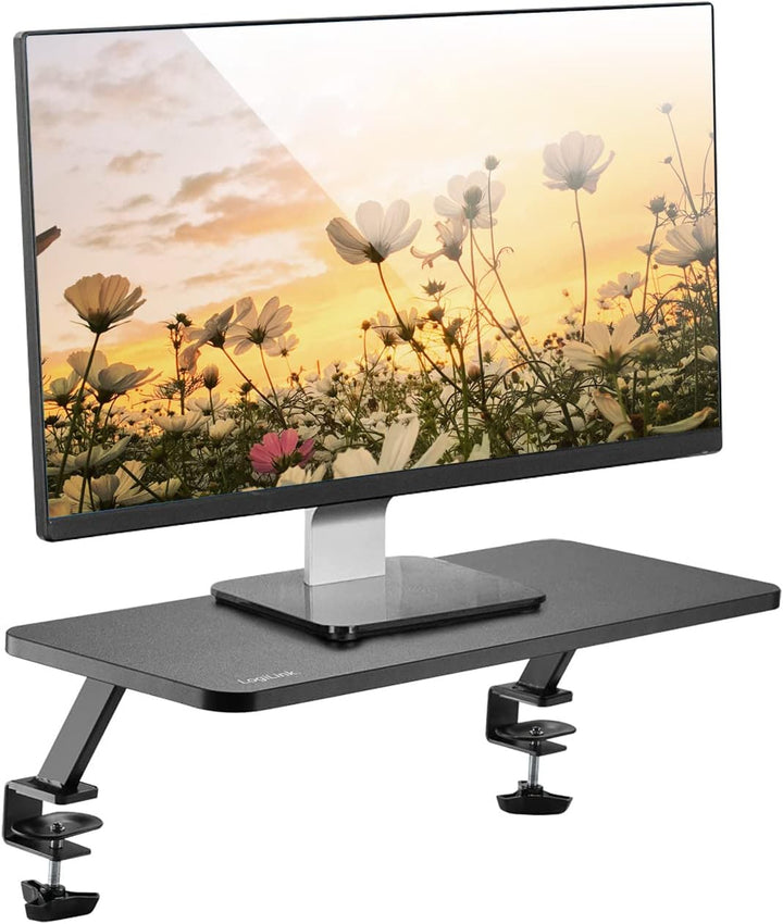LogiLink TV- Monitorerhöhung, max. Belastung 20kg, zum Einklemmen an den Schreibtisch (Tischplatte b