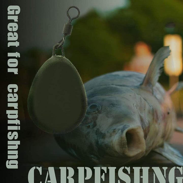 Croch Karpfen Zubehöre Set 10 Stück 4 Verschiedene Grösse mit Wirbel zum karpfenangeln