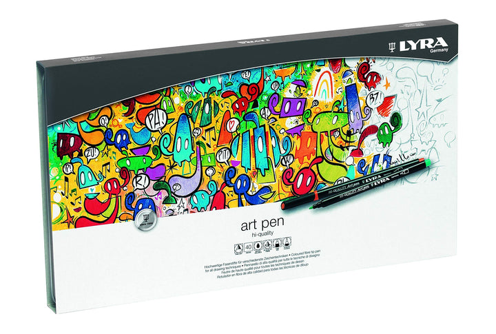 LYRA Art Pen, Fasermaler, 40 Faserstifte, 40 Faserstifte