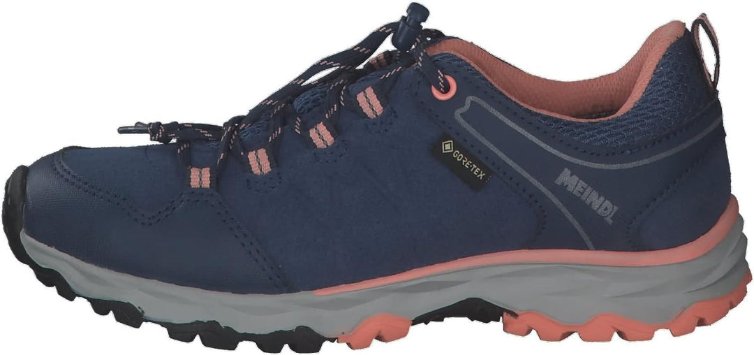 Meindl Unisex Kinder Trekkingschuh Crib Shoe 28 EU Jeans Lachs, 28 EU Jeans Lachs