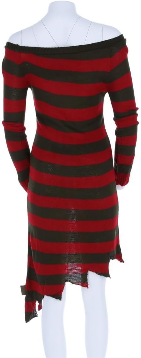 Smiffys A Nightmare On Elm Street Freddy Krueger Strickkleid Erwachsenenkostüm Offiziell lizenzierte