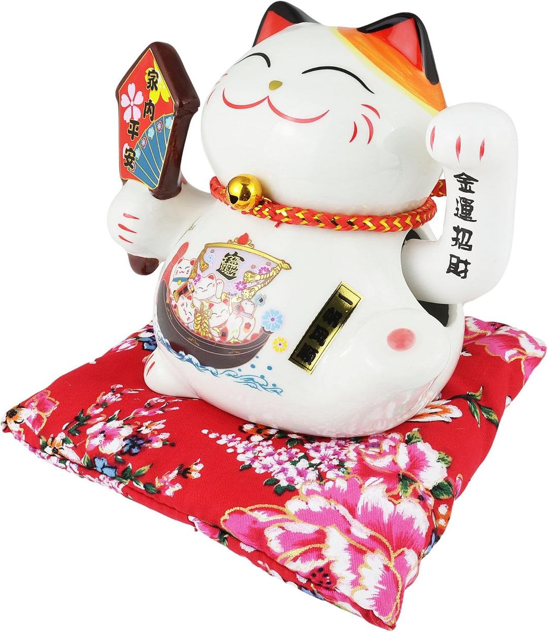 Freak Scene Glückskatze - Maneki-Neko - Winkekatze aus Porzellan 15,5 cm weiss - Maneki Neko 02