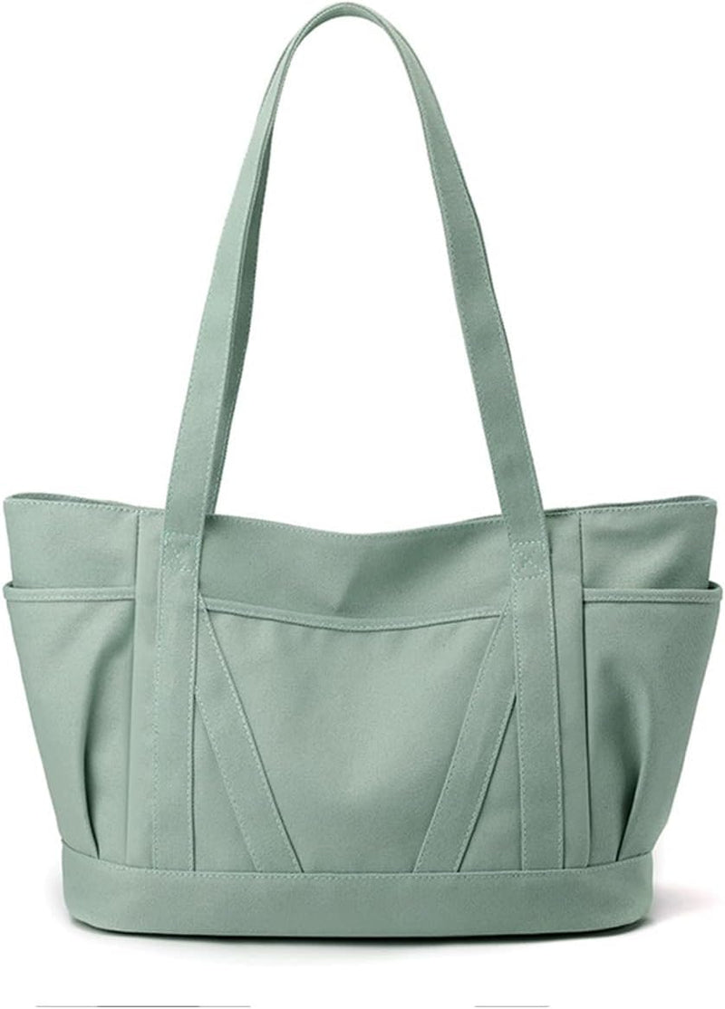 CORIOS Damen Handtasche Canvas Schultertasche Grosse Kapazität Henkeltaschen Casual Tote Beutel Mult