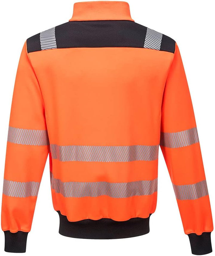 Portwest PW370 PW3 Hi-Vis Sweatshirt (Orange/Black, Large) L Orange/Schwarz, L Orange/Schwarz