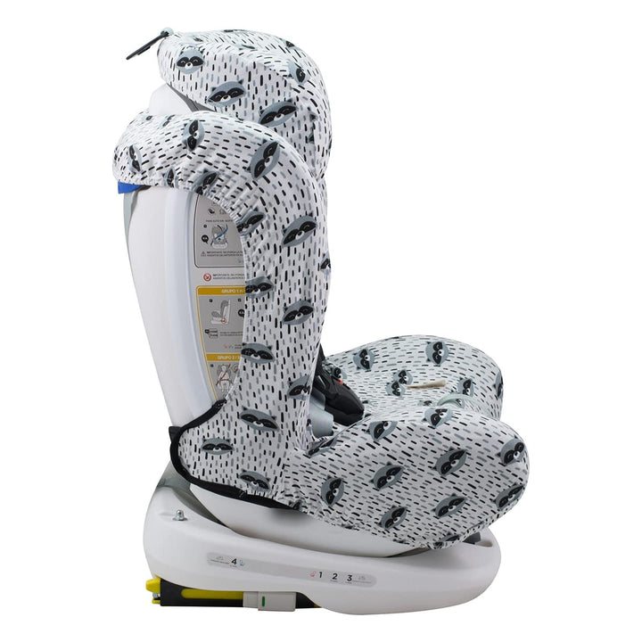 JYOKO Kids Bezug Kompatibel mit Star Ibaby, Baby Auto Fix Noe (Raccoon), Raccoon