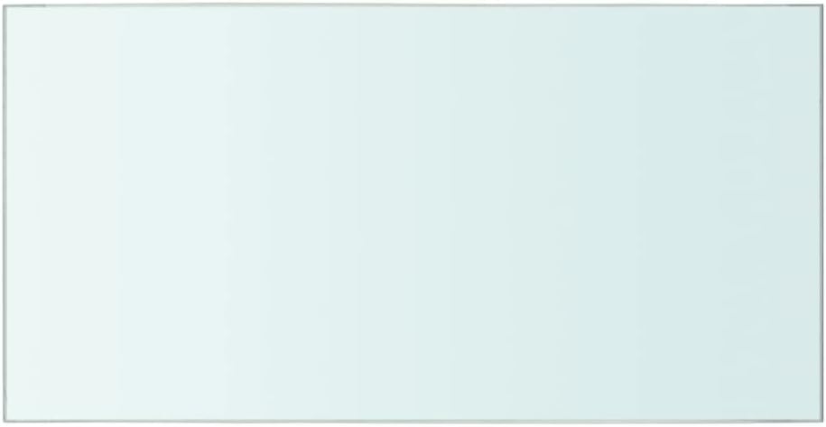 FIRBNUS 40x20x0,8 cm Storage Shelves Glas Glasregalboden Schwebend Bad Regal Glas für Wohnzimmer Bad