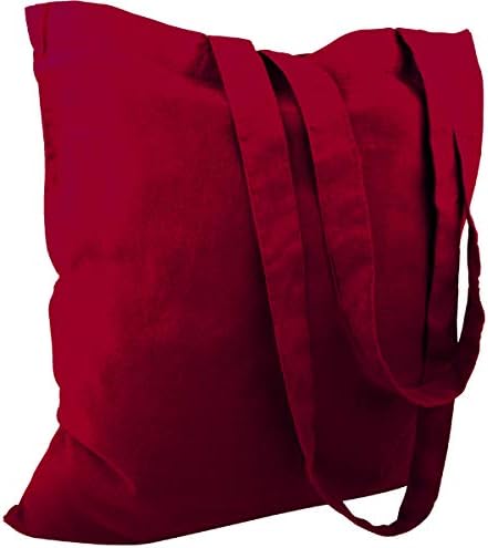 Cottonbagjoe Baumwolltaschen | 38x42 cm | unbedruckt | mit zwei langen Henkeln | bemalbar | Öktex 10
