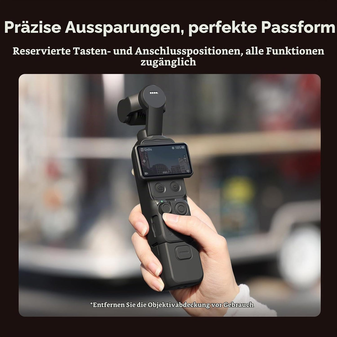 SMALLRIG Silikon-Schutzhülle für DJI Osmo Pocket 4, modularer Rundumschutz, Weiches Silikonmaterial,