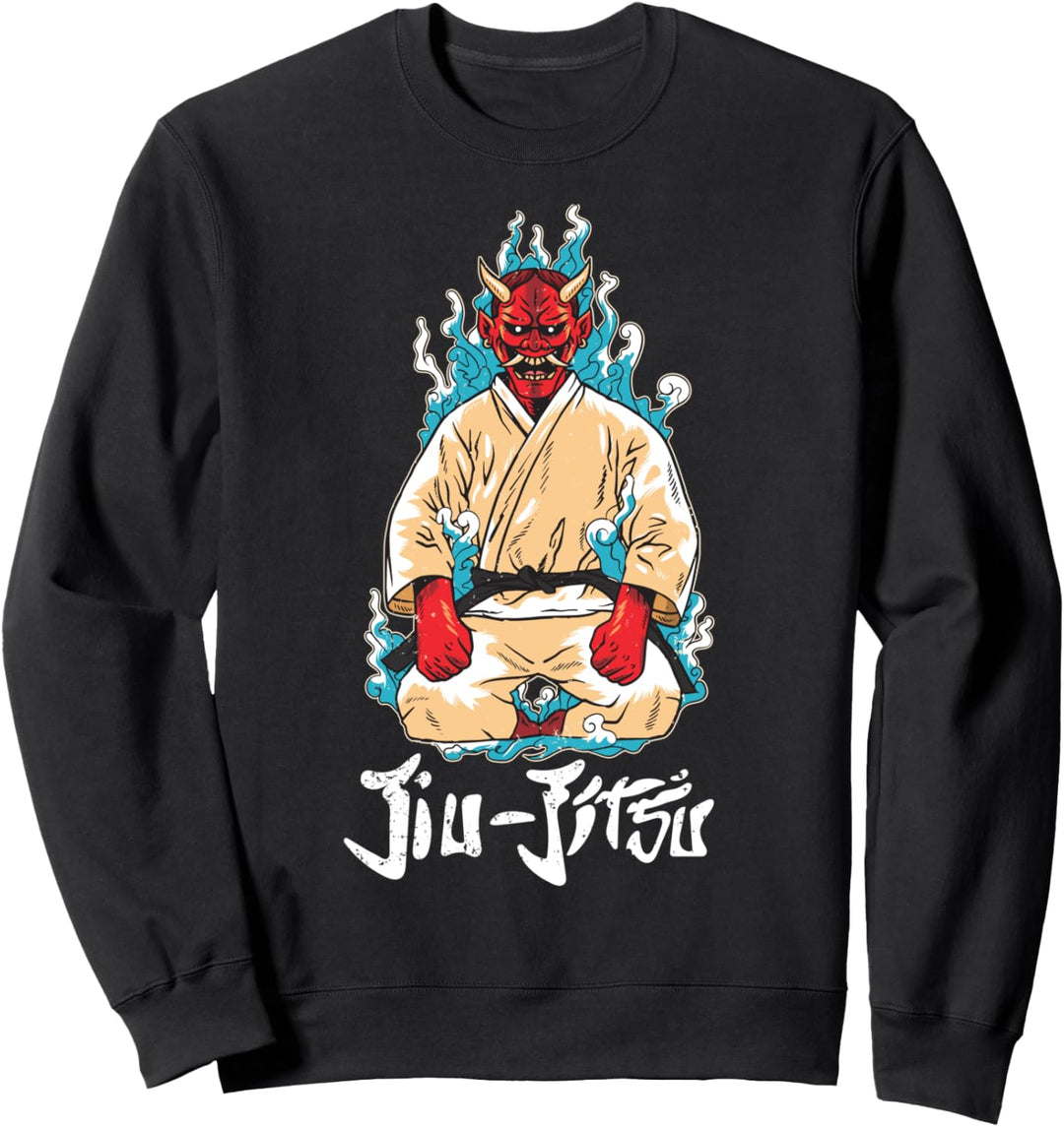 Japan Oni Dämon Jiu-Jitsu MMA Sweatshirt