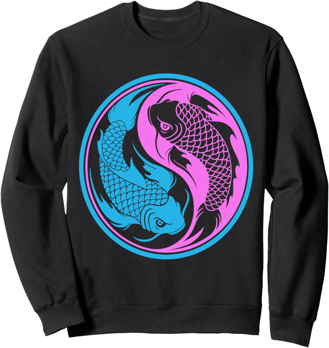 Yin-Yang-Fisch Sweatshirt