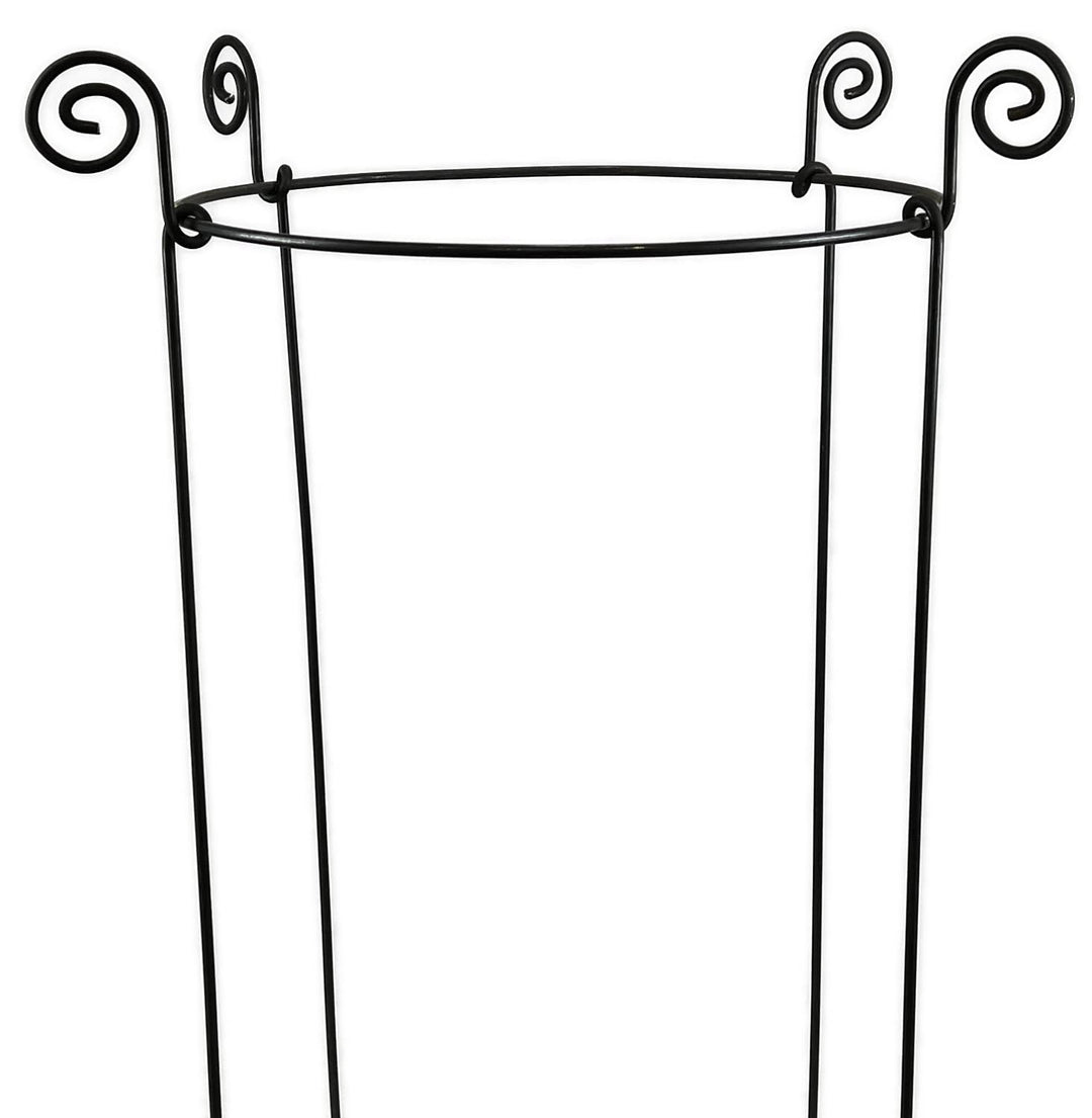 Hirsch Terracotta Staudenhalter stabil flexibel rund Höhe 120 cm Vollmaterial Rankhilfe Pflanzstütze