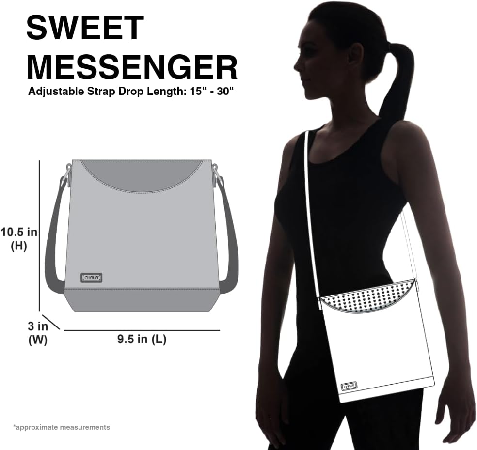 CHALA Damen Sweet Messenger Bag Affe mit Bananen, Olivgrün, Affe mit Bananen, Olivgrün