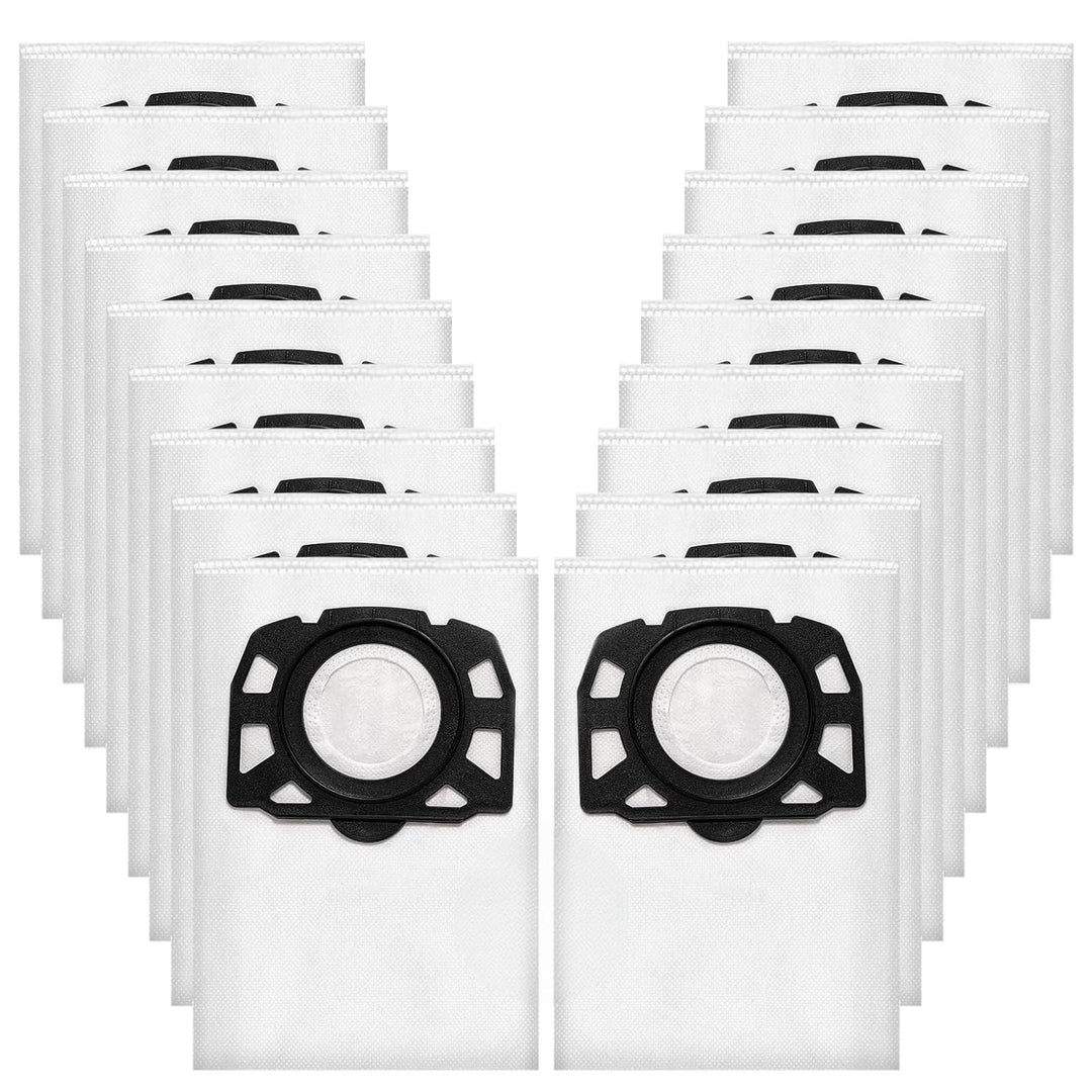 Omtofo 18 Stück KFI 487 Staubsaugerbeutel für Kärcher WD4 WD5 WD6 WD5P WD6P MV4 MV5 MV6 Vliesfilterb