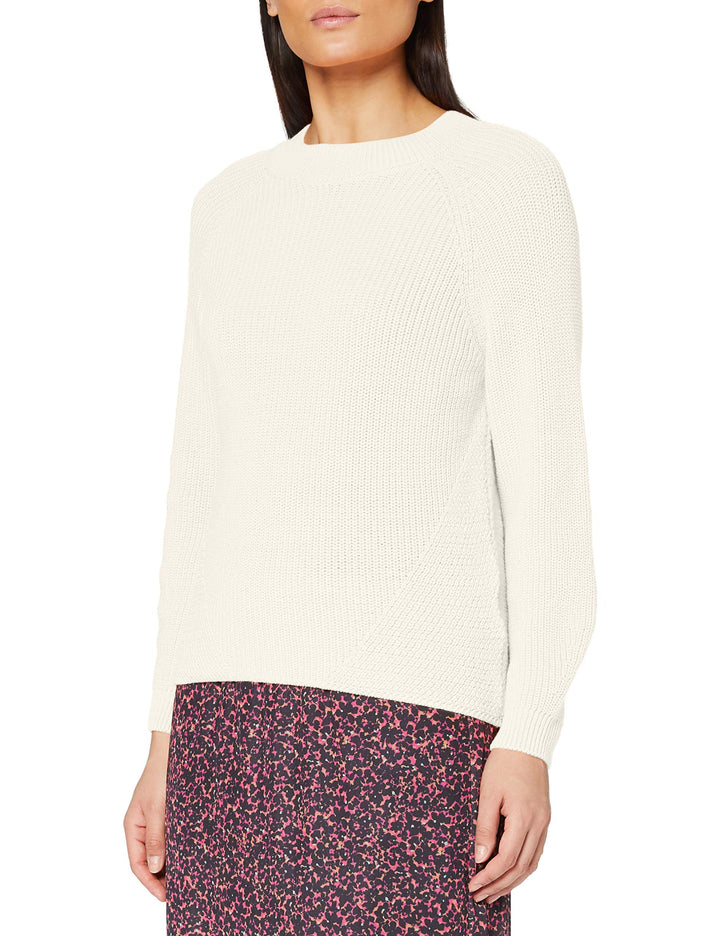 STREET ONE Damen 301488 Pullover, Off White, 34