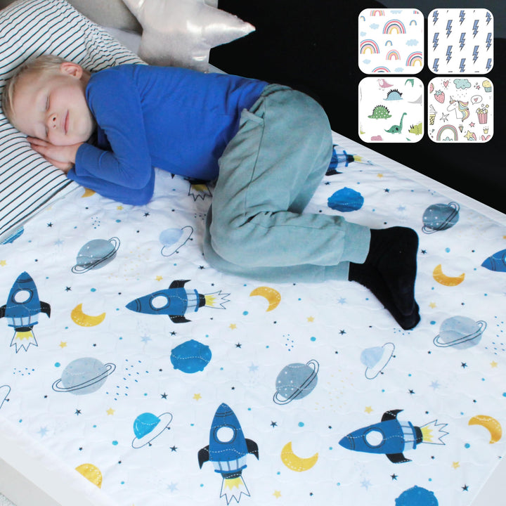 Hygge Sheets® Bettunterlage wasserdicht für Kinder | passend für Baby- & Kinderbett bis 90 cm Breite