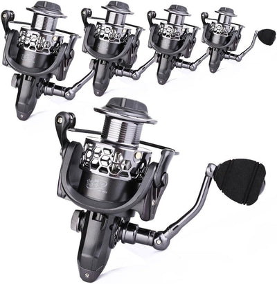 Sougayilang Angelrolle 13 + 1BB Leichtgewichtig, ultraglatt, Aluminium, drehbar, mit gratis Ersatz-G