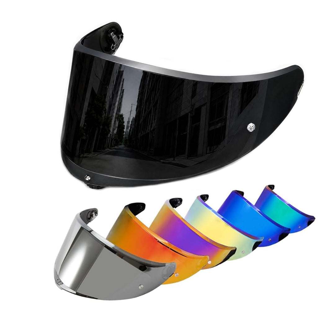psler Helmvisier für K6 K6s, Helmgesichtsschutz Getöntes Visier Motorradhelm Zubehör Ersatz für K6 K