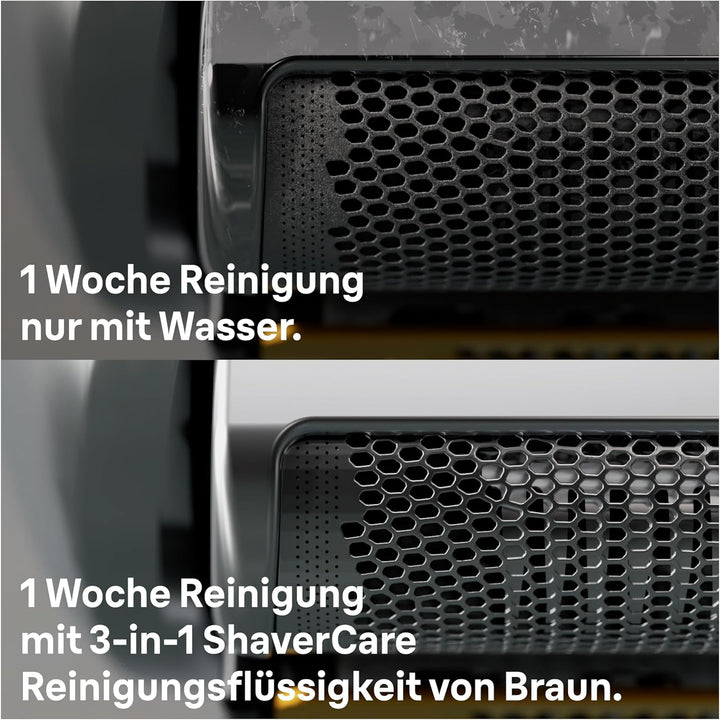 Braun 3-in-1 ShaverCare Reinigungskartuschen für Reinigungsstationen, Hygienische Reinigung, 8er Pac