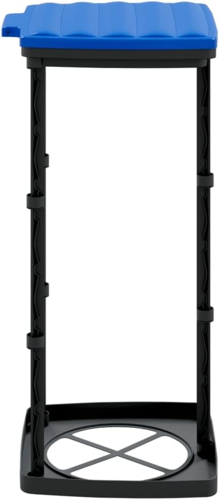 vidaXL Müllsackständer 2 STK., Müllsackhalter mit Deckel, Mülltütenhalter für Küche Garten Garage, M